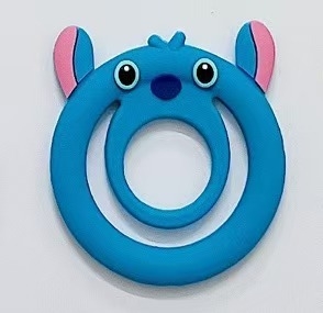 Memory Cartoon gyűrűcsukló tartó – fém, rajzfilm-stílus, testreszabható, univerzális