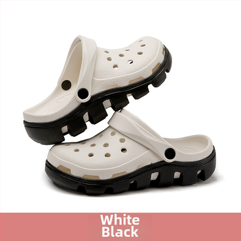 Sandale EVA cu talpă groasă, curea cu cataramă, partea superioară EVA, aerisite