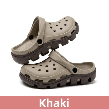 Sandale EVA cu talpă groasă, curea cu cataramă, partea superioară EVA, aerisite