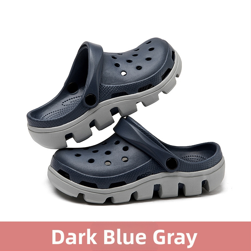 Sandale EVA cu talpă groasă, curea cu cataramă, partea superioară EVA, aerisite