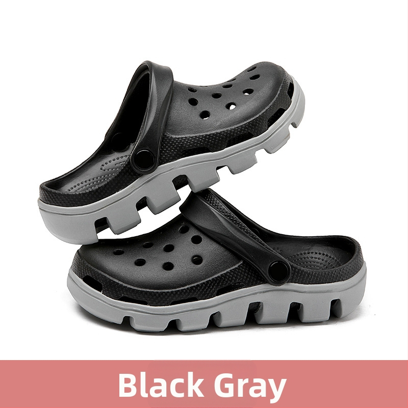 Sandale EVA cu talpă groasă, curea cu cataramă, partea superioară EVA, aerisite