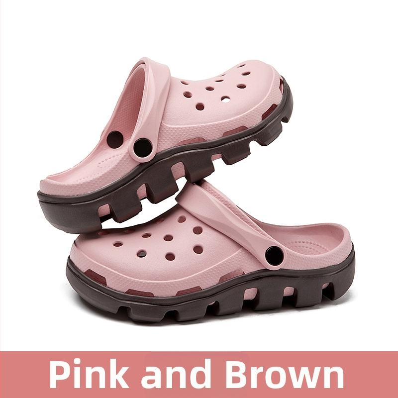 Sandale EVA cu talpă groasă, curea cu cataramă, partea superioară EVA, aerisite