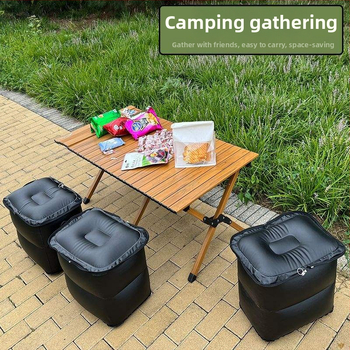 Nafukovacia skladacia stolička na cestovanie a kempovanie – prenášacia podnož na nohy, sedadlo; Kód produktu: Fhzmfuzwzhxgfz; Štýl: American Style; Model: Zobraziť detaily