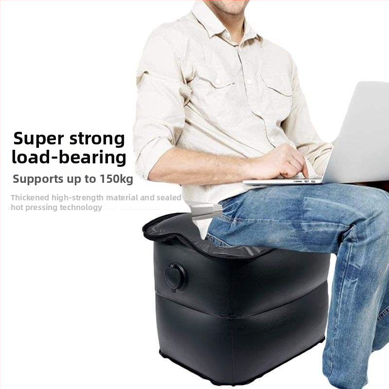 Nafukovacia skladacia stolička na cestovanie a kempovanie – prenášacia podnož na nohy, sedadlo; Kód produktu: Fhzmfuzwzhxgfz; Štýl: American Style; Model: Zobraziť detaily