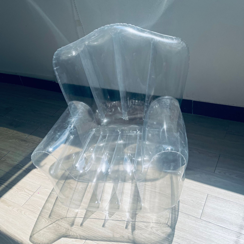 Felfújható kanapé grafiti dizájnnal felnőtteknek és gyerekeknek, DIY kanapé otthonra és a szabadba, környezetbarát PVC, vastagság 0.32, tömeg 1 kg, hordozható