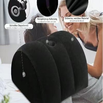 Φουσκωτό μαξιλαράκι με βελούδινη υφή σε ημικύκλιο, πολυλειτουργικό, καναπές-κρεβάτι, PVC υλικό