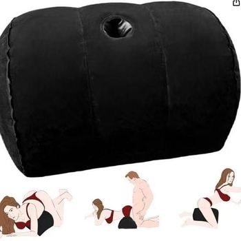 Φουσκωτό μαξιλαράκι με βελούδινη υφή σε ημικύκλιο, πολυλειτουργικό, καναπές-κρεβάτι, PVC υλικό