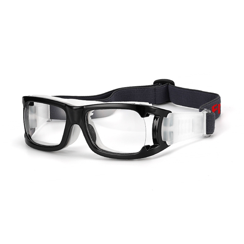 Sport szemüveg 018: kosaras keret, PC anyag, állítható myopia-kompatibilitás, alkalmas kosárlabda, futball, futás, kerékpározás, golf