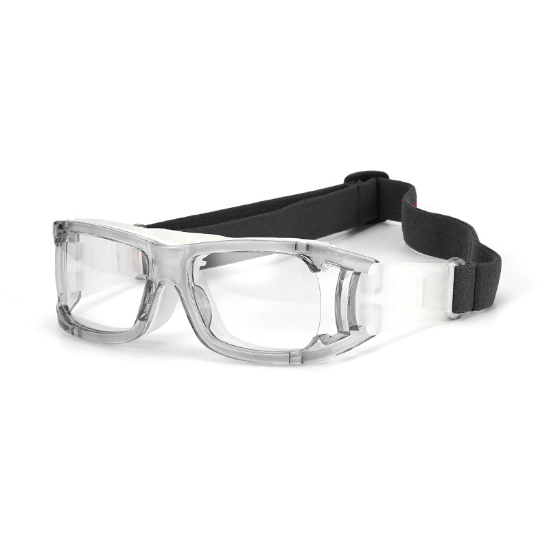 Sport szemüveg 018: kosaras keret, PC anyag, állítható myopia-kompatibilitás, alkalmas kosárlabda, futball, futás, kerékpározás, golf