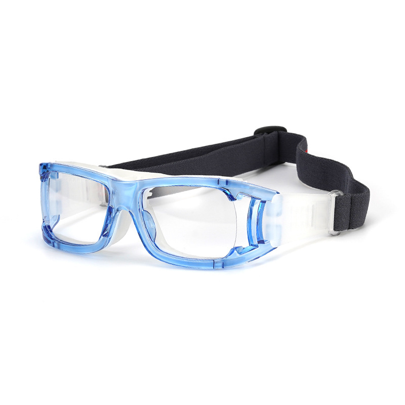 Sport szemüveg 018: kosaras keret, PC anyag, állítható myopia-kompatibilitás, alkalmas kosárlabda, futball, futás, kerékpározás, golf