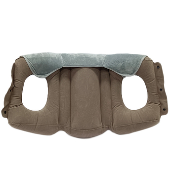 Φουσκωτό μαξιλαράκι λαιμού με κάθετο σχεδιασμό, υποστήριξη μέσης, PVC ύλικό, πάχος 400