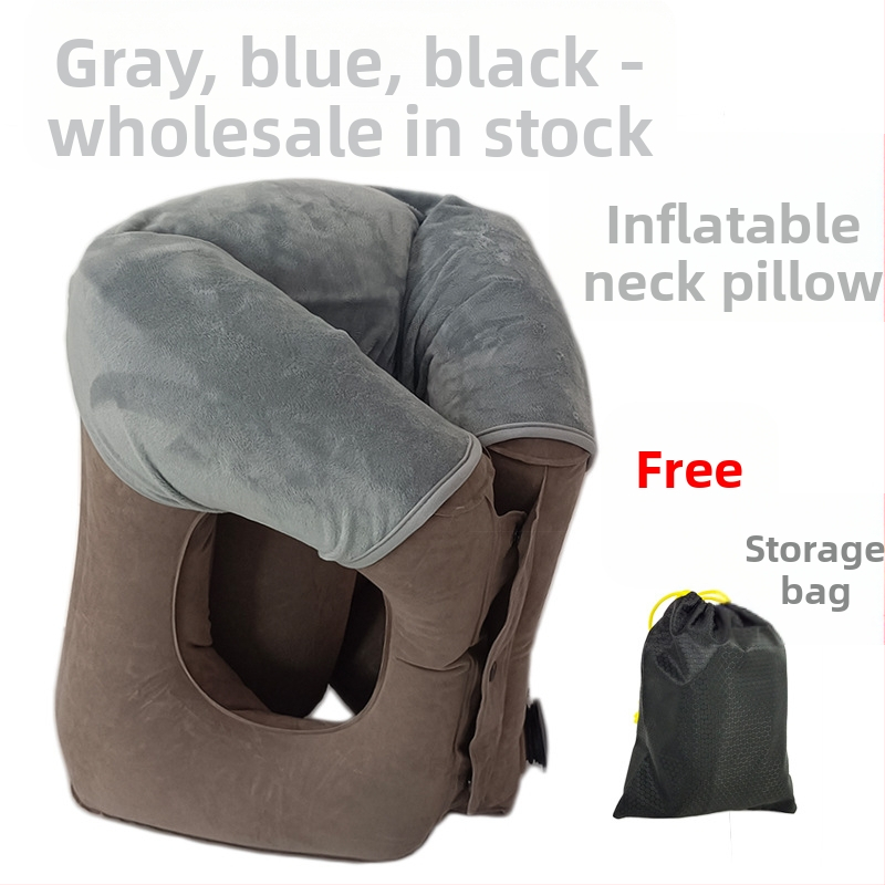 Nafúknutý vankúš na krk, zvislý dizajn, podpora v oblasti pásu, PVC materiál, hrúbka 400