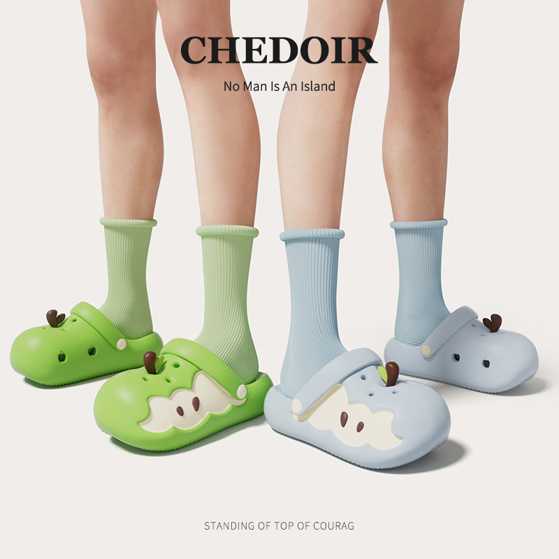 Unisex EVA Crocs stil sandale s remenom, prozračne, protuklizne, debeli potplat 3 cm i više, povećanje visine