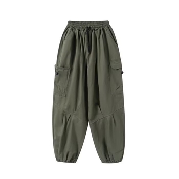 Casual radne hlače, inspirirane High Street stilom i overalom, opuštene, ravno širokog kroja, srednji pojas, poliester 70%