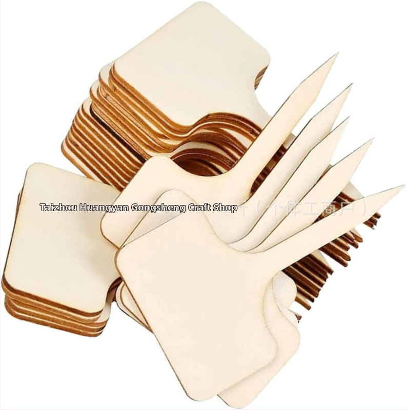 Drevené štítky na rastliny z boxwoodu, Značka Great success, Kategória Rastliny, Štýl Moderná jednoduchosť