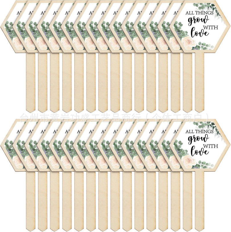 Ξύλινες ετικέτες φυτών από boxwood, μάρκα Great success, κατηγορία Φυτά, στυλ Σύγχρονη Απλότητα