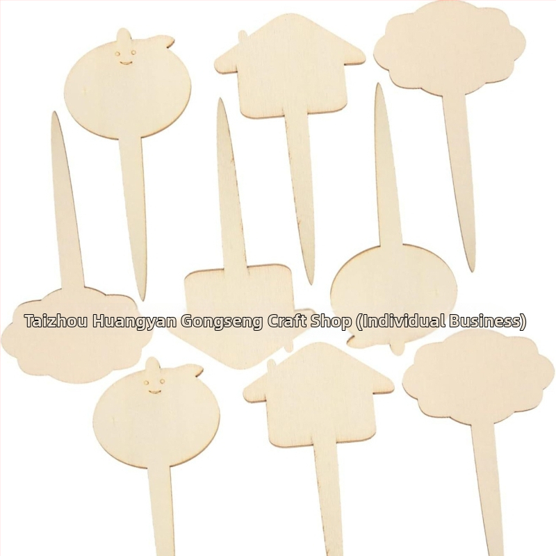 Drevené štítky na rastliny z boxwoodu, Značka Great success, Kategória Rastliny, Štýl Moderná jednoduchosť