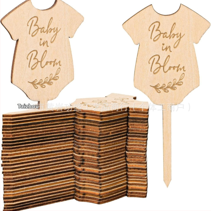 Drevené štítky na rastliny z boxwoodu, Značka Great success, Kategória Rastliny, Štýl Moderná jednoduchosť