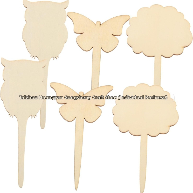 Drevené štítky na rastliny z boxwoodu, Značka Great success, Kategória Rastliny, Štýl Moderná jednoduchosť