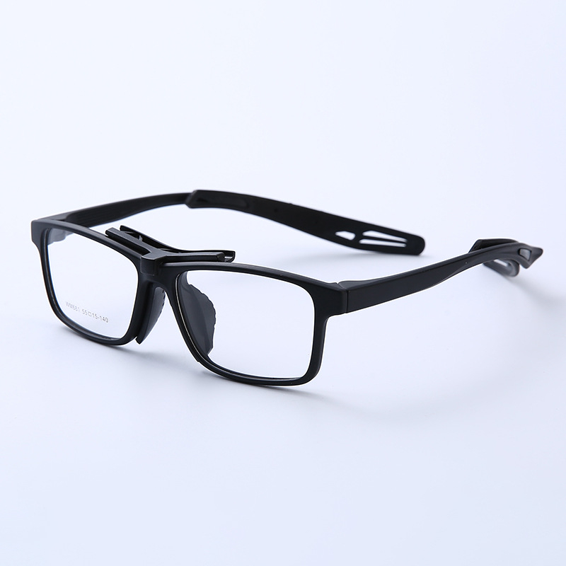 Unisex kültéri sport szemüveg, páramentes, kompatibilis myopia-lencsékkel és robbanásbiztos védő szemüveg keret, futball/kosárlabda TR903