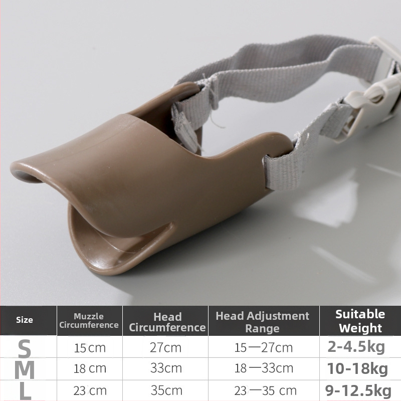 Zaštitna maska za usta psa za male pasmine – silikon, protiv ugriza i laja, Le Shuang Pet