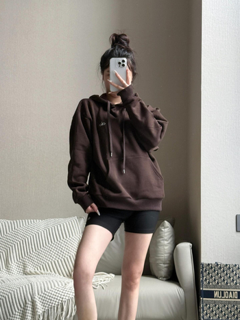 Džemper s kapuljom, raglan rukavima, dugi rukavi, debeli pamuk, 90–95% pamuka