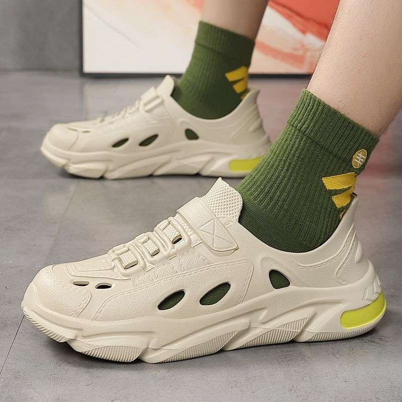 Sandale pentru bărbați - stil roman; partea superioară EVA; talpă EVA; talpă antiderapantă; rezistente la mirosuri