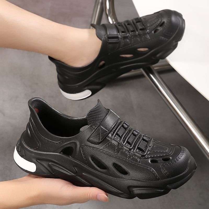 Sandale pentru bărbați - stil roman; partea superioară EVA; talpă EVA; talpă antiderapantă; rezistente la mirosuri