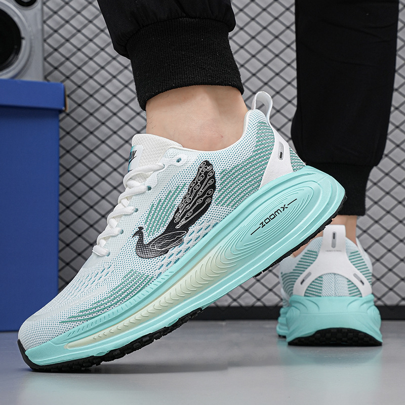 Unisex tenisice za trčanje, prozračni pleteni gornji dio, EVA potplat, PU ulošak, vezice