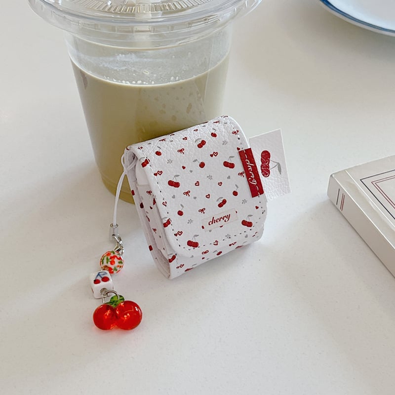 Zaštitno kućište AirPods 4 / Pro 2 s kožnim uzorkom i preklopnim poklopcem, dizajn crtani štenci, TPU materijal