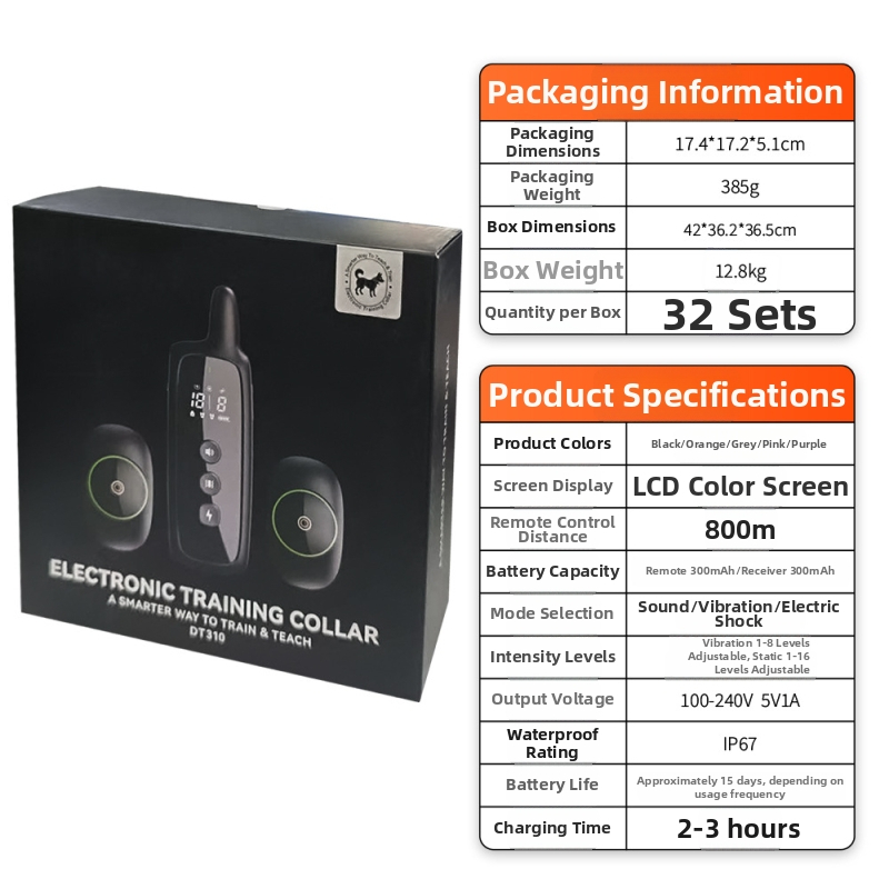 Daljinski treniranje ogrlica za pse, plastični materijal, Marka Other