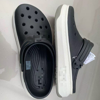 Șlapi de plajă pentru bărbați cu EVA partea superioară și talpa, vârf rotund, curea cu cataramă, talpă groasă 2 cm