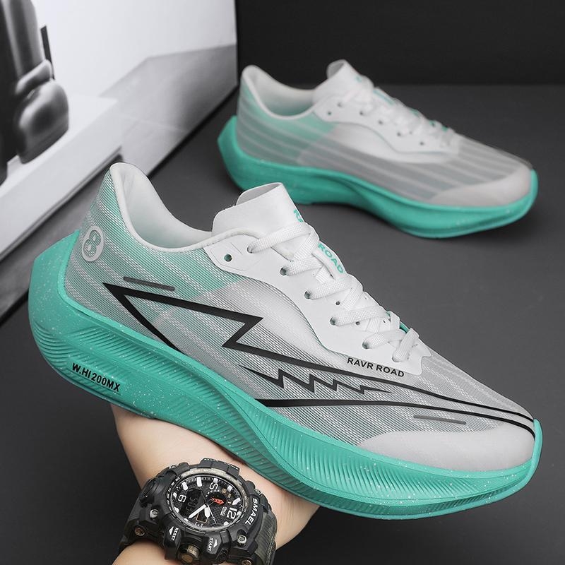 Трейл маратонки за бягане, дишащо мрежесто горно, гумена подметка, унисекс за възрастни, лятна употреба (летно използване; унисекс; възрастни; мрежесто горно; гумена подметка)