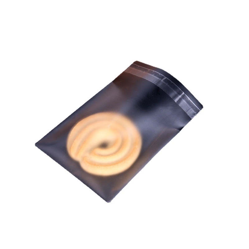 Pungă pentru biscuiți cu închidere autoadezivă, design cu fulgi de zăpadă, material compozit alimentar