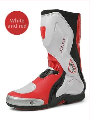 Visoke moto cipele za sve sezone za off-road rally, zatvarač, gornji dio od superfibera, PU ulošak