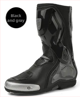 Visoke moto cipele za sve sezone za off-road rally, zatvarač, gornji dio od superfibera, PU ulošak