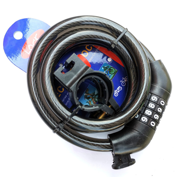 Zamka za planinski bicikl s kodom s četiri znamenke, čelična cijev, Kuangyu