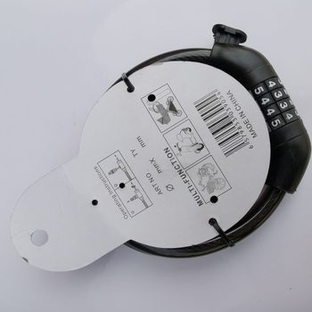 Zamka za planinski bicikl s kodom s četiri znamenke, čelična cijev, Kuangyu