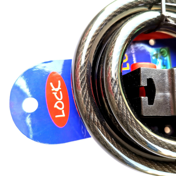 Zamka za planinski bicikl s kodom s četiri znamenke, čelična cijev, Kuangyu