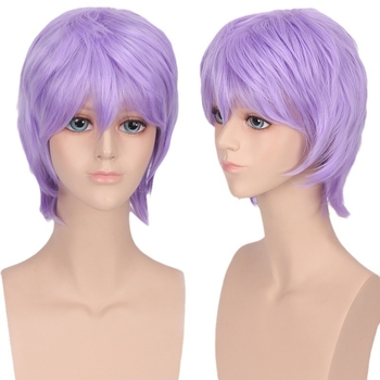 Cosplay paróka, magas hőmérsékletű szálból, hőálló, festhető, modell K049