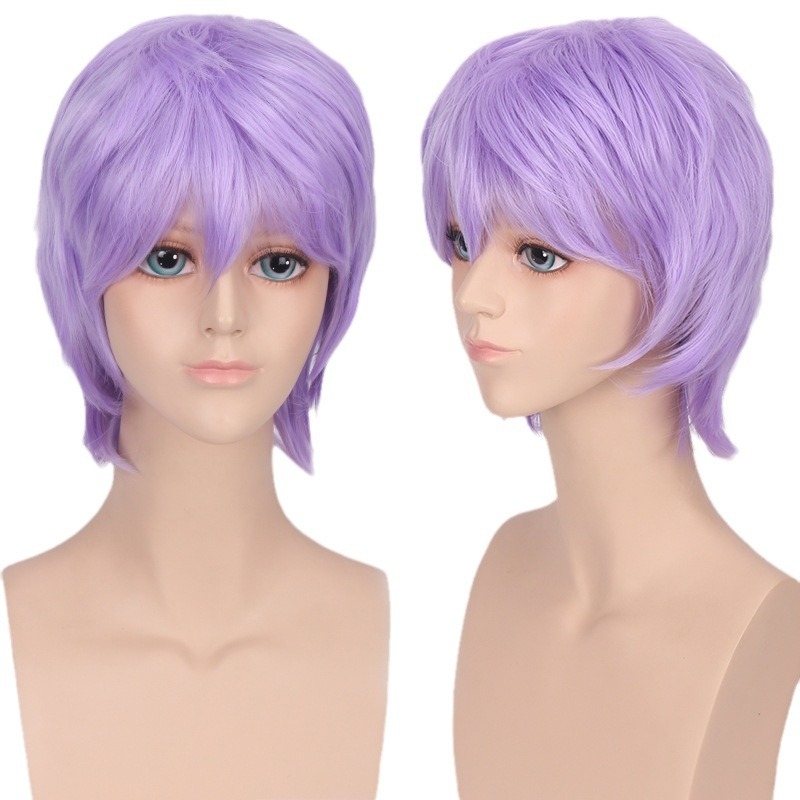 Cosplay paróka, magas hőmérsékletű szálból, hőálló, festhető, modell K049