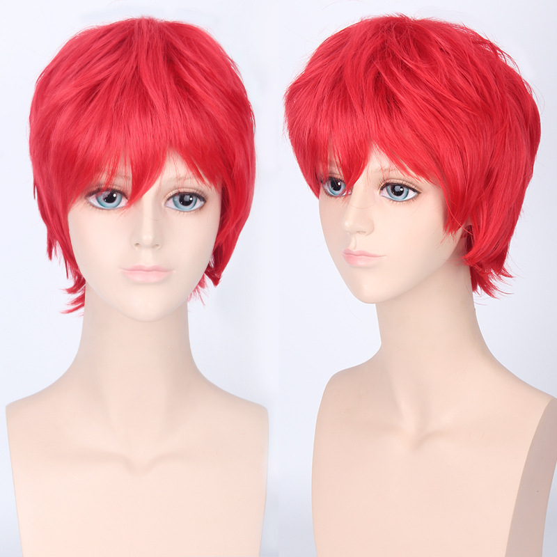 Cosplay paróka, magas hőmérsékletű szálból, hőálló, festhető, modell K049