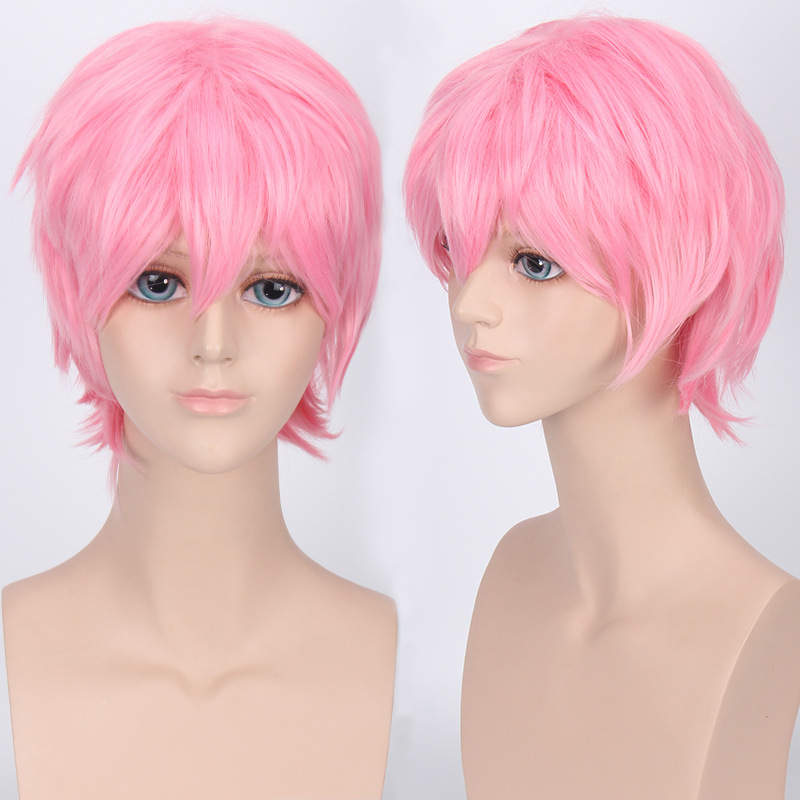 Cosplay paróka, magas hőmérsékletű szálból, hőálló, festhető, modell K049
