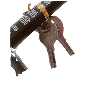 Big U U-zár ötvözetes acélból elektromos járművekhez, motorkerékpárokhoz és kerékpárokhoz – körülbelül 650 g, testreszabott feldolgozás