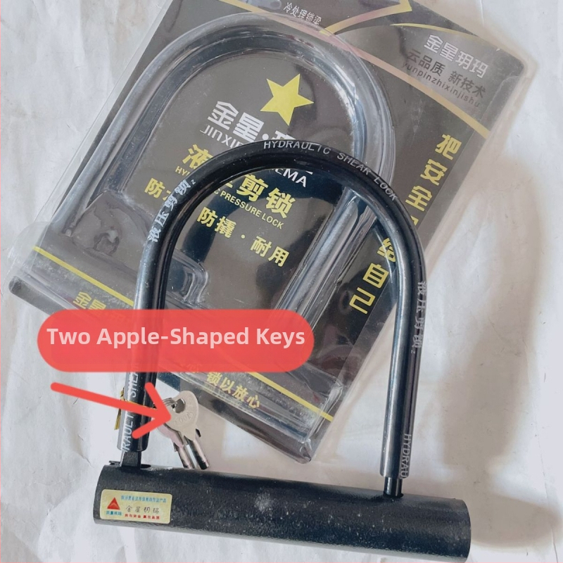 Big U zámok zliatinovej ocele pre elektrické vozidlá, motocykle a bicykle – hmotnosť cca 650 g, spracovanie na zákazku