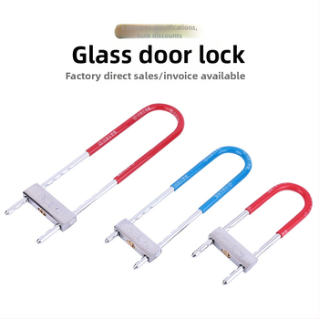 U zámok pre motocykle – meďový jadrový valec, kovové telo zo železa, model 666, hmotnosť 975 g