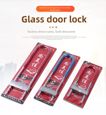 U zámok pre motocykle – meďový jadrový valec, kovové telo zo železa, model 666, hmotnosť 975 g