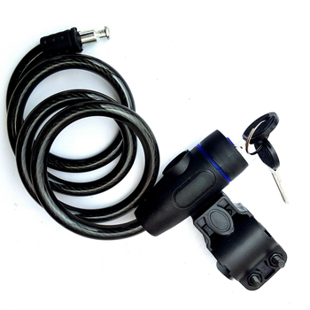 Kružna ključavnica za bicikl – čelični kabel, marka Qj, šifra proizvoda Circle lock, unisex, licencirane privatne marke