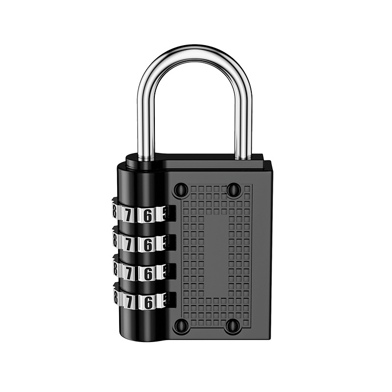 Mehanička brava s lozinkom za ormariće i vrata; materijal: cinkova legura + nehrđajući čelik; model Password Lock; debljina šipke 3.5/4.0/6.0 mm