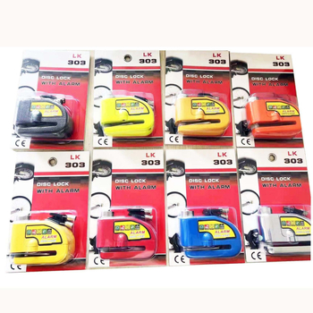 LK Kailun LK303 Riasztó tárcsafékezár motorkerékpárhoz és elektromos kerékpárhoz – cinkötvözet, 585 g